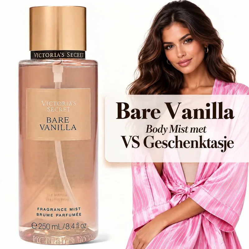 Bare Vanilla BodyMist Parfum Incl VS Geschenktasje de Victoria's Secret – photo du produit