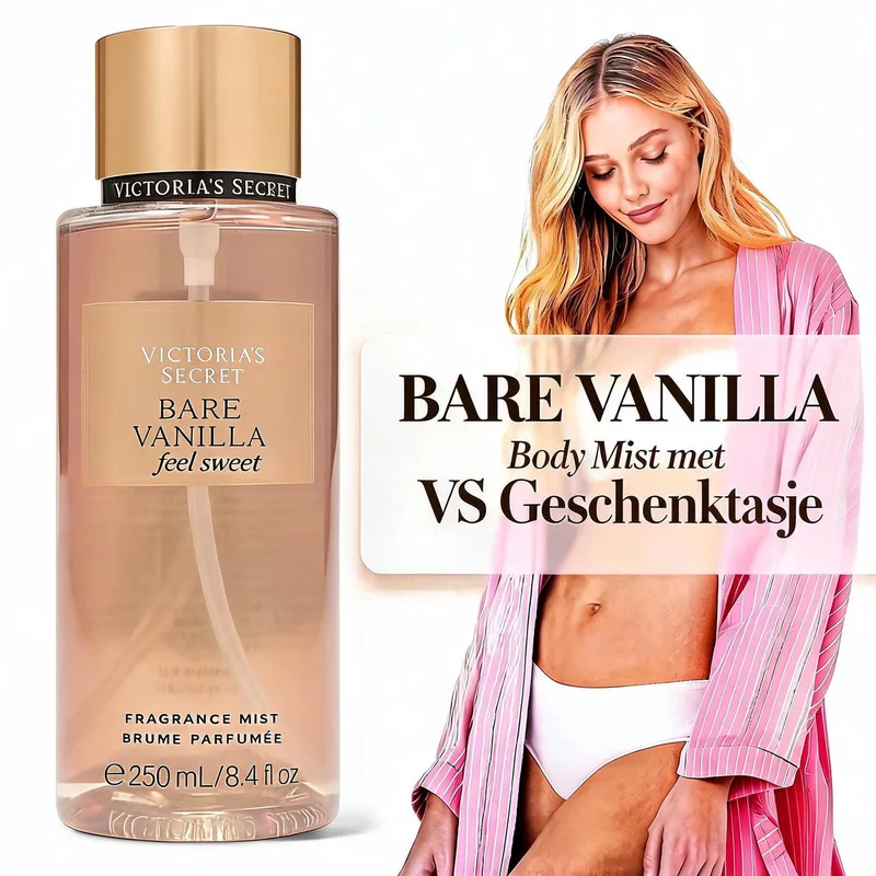 Bare Vanilla Parfum BodyMist | Incl. Geschenktasje fra Victoria's Secret – produktbillede