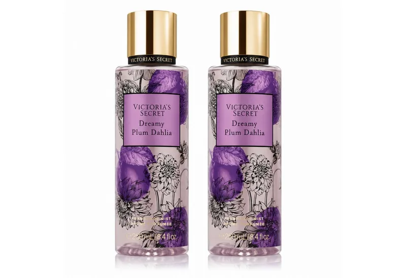 Duft-Set Dreamy Plum Dahlia Fragrance Mist Doppelpack 2 × 250 ml, 2-tlg., Doppelpack mit fruchtig-floralem Duft und 500 ml Gesamtinhalt by Victoria's Secret – product photo 1 of 2