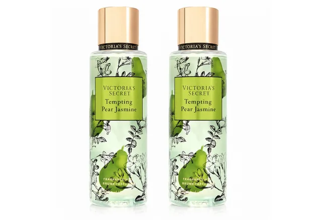 Duft-Set Tempting Pear Jasmine Doppelpack 2 × , 2-tlg., Doppelpack mit fruchtig-floralem Duft und Gesamtinhalt