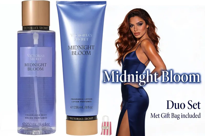 Victoria Secret Midnight Bloom Body Mist & Lotion Duo Set Met Geschenktasje van Victoria's Secret – productfoto