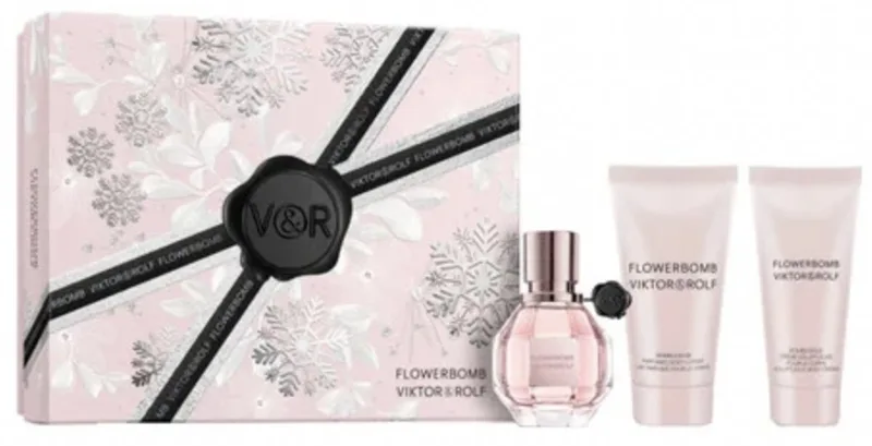 Flowebomb set Eu de Parfum 7ml + 40ml Body crema + 50 ml Boby Lotion fra Viktor&Rolf – produktbillede