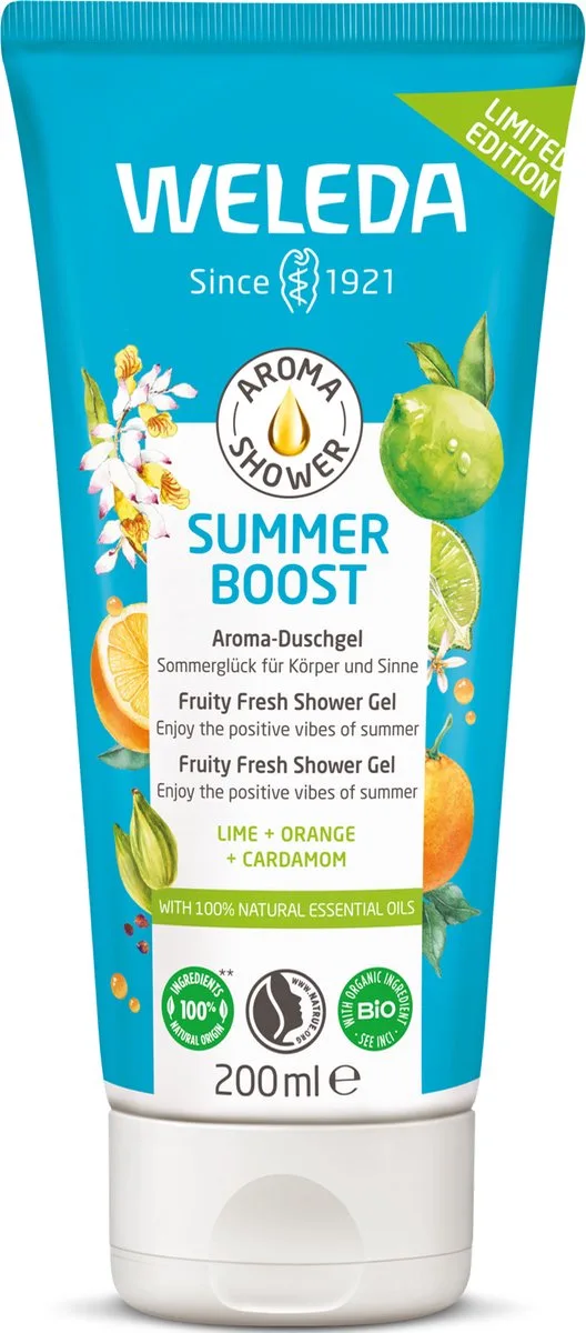 Aroma Shower Summer Boost Douchegel - limited edition by Weleda – product photo