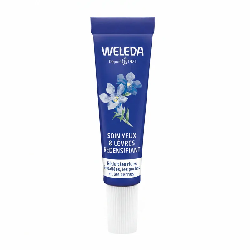 blauwe gentiaan & edelweiss oog- en lipverdichtende contour von Weleda in 10 ml – Produktfoto