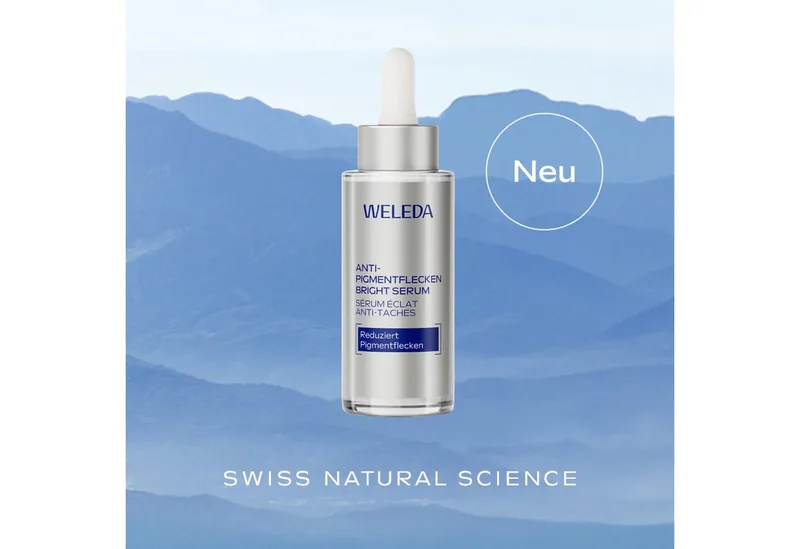 Blå gentiana och edelweiss anti-pigmentfläckar Bright Serum Serum von Weleda in 30 ml – Produktfoto 2 von 5