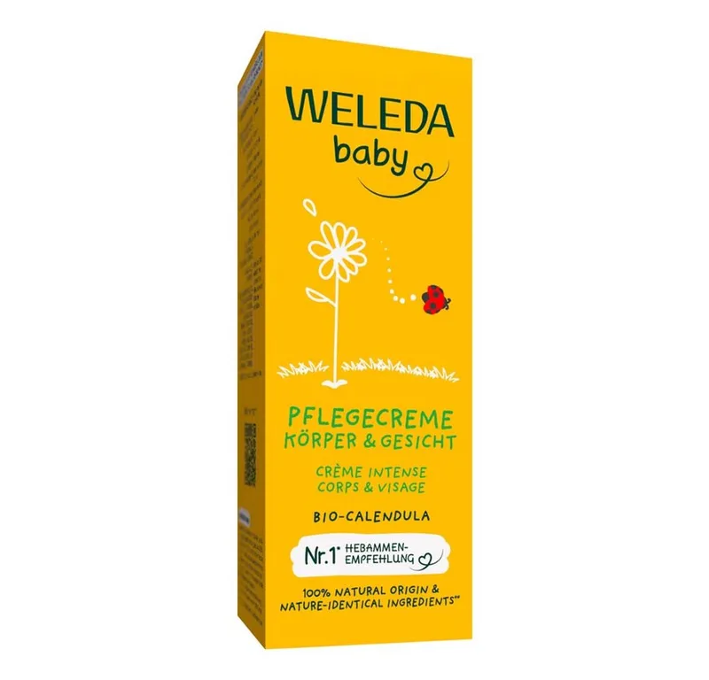 Calendula Nourishing Baby Cream van Weleda – productfoto 2 van 4