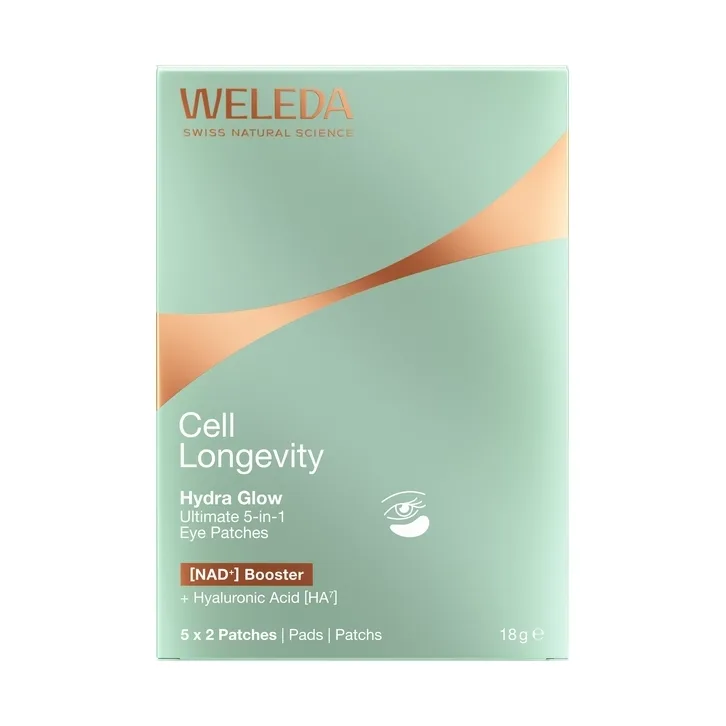 CELL LONGEVITY Hydra Glow Ultimate Eye Patches fra Weleda – produktbillede 2 af 2