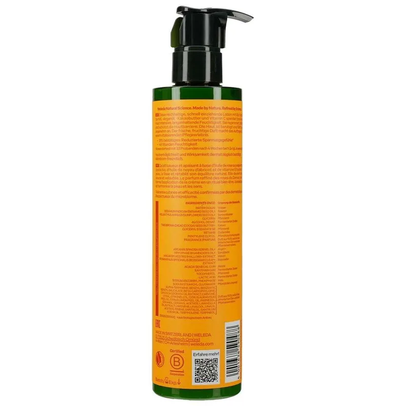 Duindoorn Regenererende Bodylotion Bodylotion fra Weleda i 250 ml – produktbillede 2 af 2
