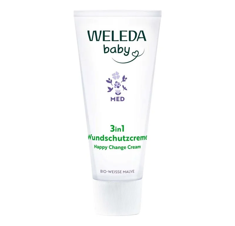 Körpercreme Baby MED Weisse Malve - 3in1 Wundschutzcreme de Weleda en 50 ml – photo du produit 1 sur 4