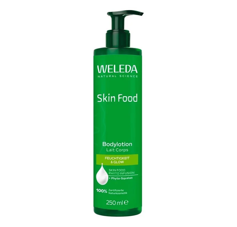 Körperlotion Skin Food - Bodylotion Feuchtigkeit & Glow van Weleda in 250 ml – productfoto 1 van 2