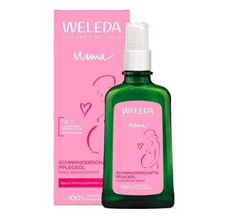 Mama zwangerschapsverzorgingsolie Lichaamsolie fra Weleda i 100 ml – produktbillede 4 af 5