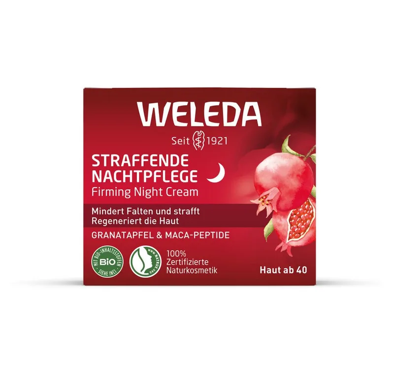 Nagelpflegecreme Weleda Nachtcreme straffend Granatapfel & Maca-Peptide von Weleda – Produktfoto 1 von 2