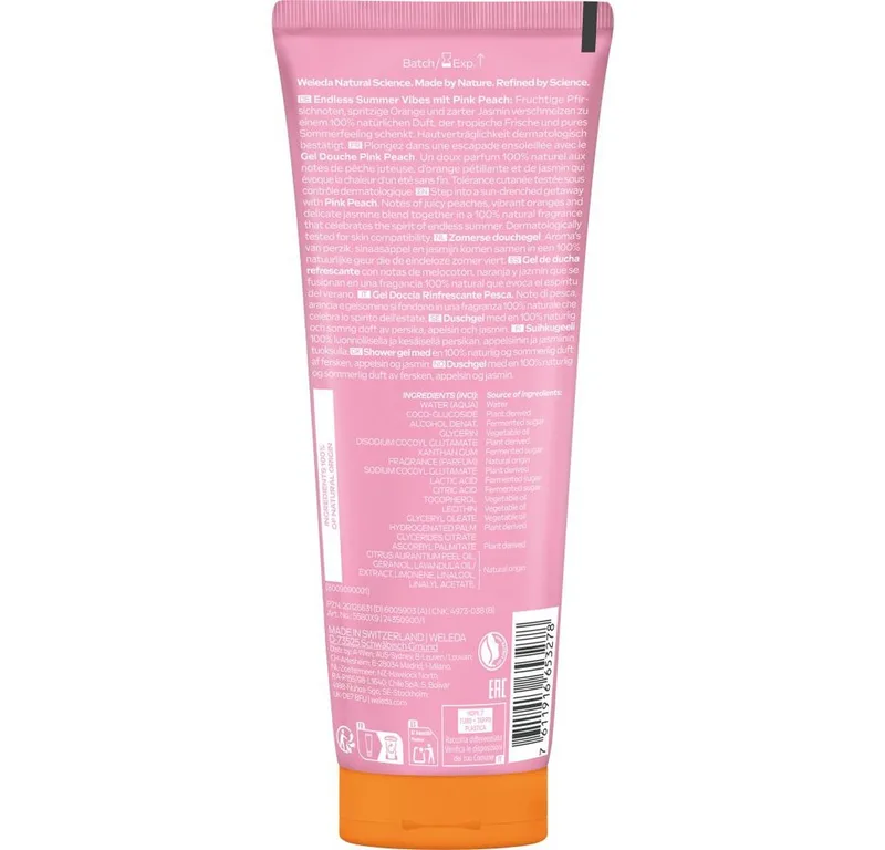 Pink Peach Shower Gel Douchegel de Weleda en 200 ml – photo du produit 2 sur 2