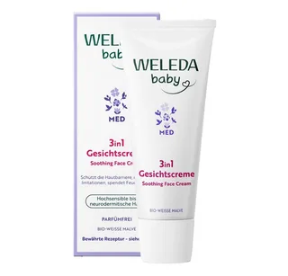 Tagescreme Baby Derma Weiße Malve - Gesichtscreme von Weleda in 50 ml – Produktfoto 3 von 4
