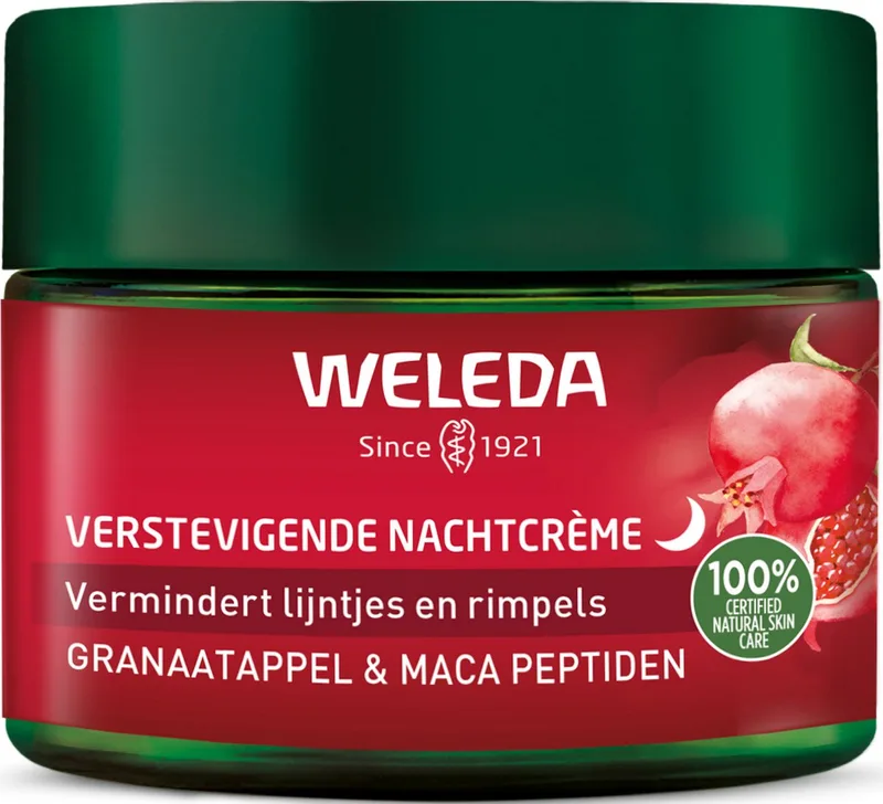 Verstevigende Nachtcrème - Granaatappel & Maca - Anti-Age - 40+ huid by Weleda in 40 ml – product photo