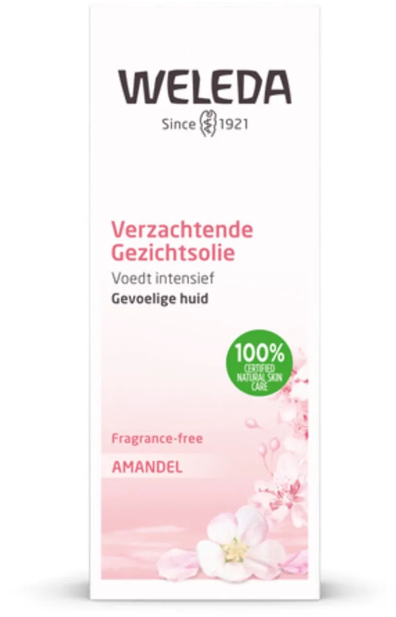 Verzachtende Gezichtsolie - Amandel - 100% natuurlijk by Weleda in 50 ml – product photo