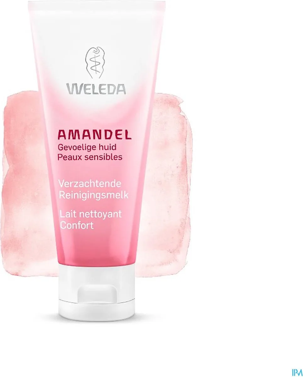 Verzachtende Reinigingsmelk - Amandel - 100% natuurlijk by Weleda in 75 ml – product photo