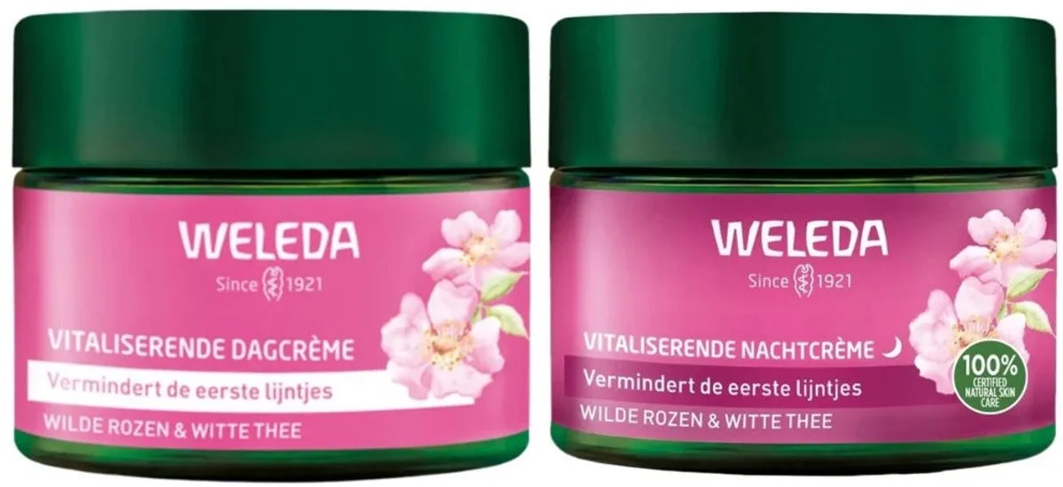 Vitaliserende Dagcrème + Nachtcrème Duo - 2x40ml by Weleda – product photo