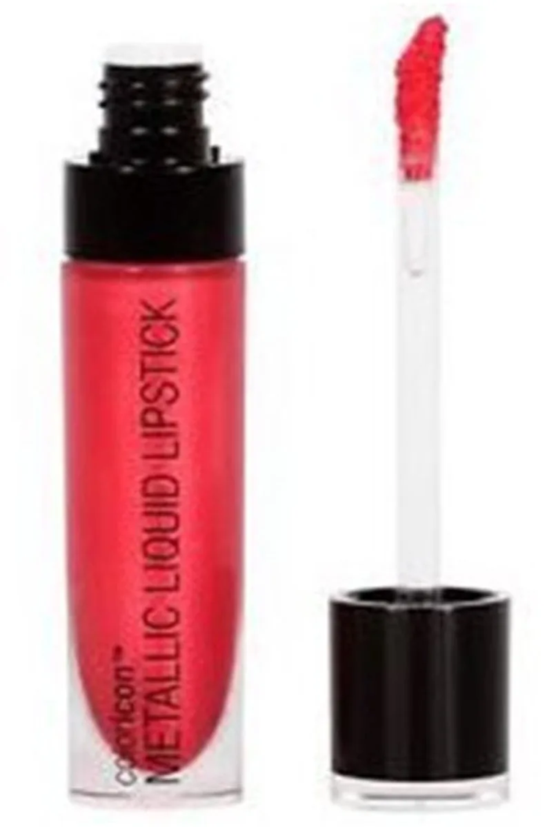 Metallic Color Icon Vloeibare Lippenstift by wet n wild in Coming Up Roses – product photo