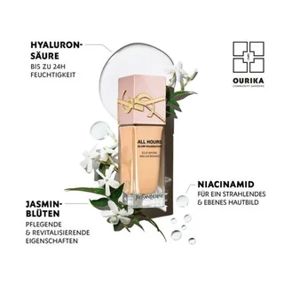 All Hours Glow Foundation Vloeibare foundation fra Yves Saint Laurent i Lichtbruin, 25 ml – produktbillede 3 af 4