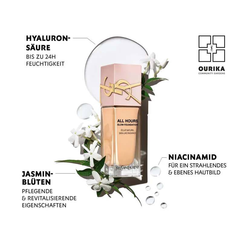 All Hours Glow Foundation Vloeibare foundation von Yves Saint Laurent in Nude, 25 ml – Produktfoto 3 von 4