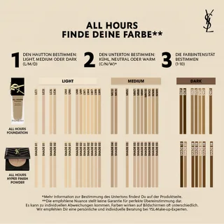 All hours Hyper Compactpoeder Compact Powder von Yves Saint Laurent in Lichtbruin, 7.5 g – Produktfoto 2 von 3