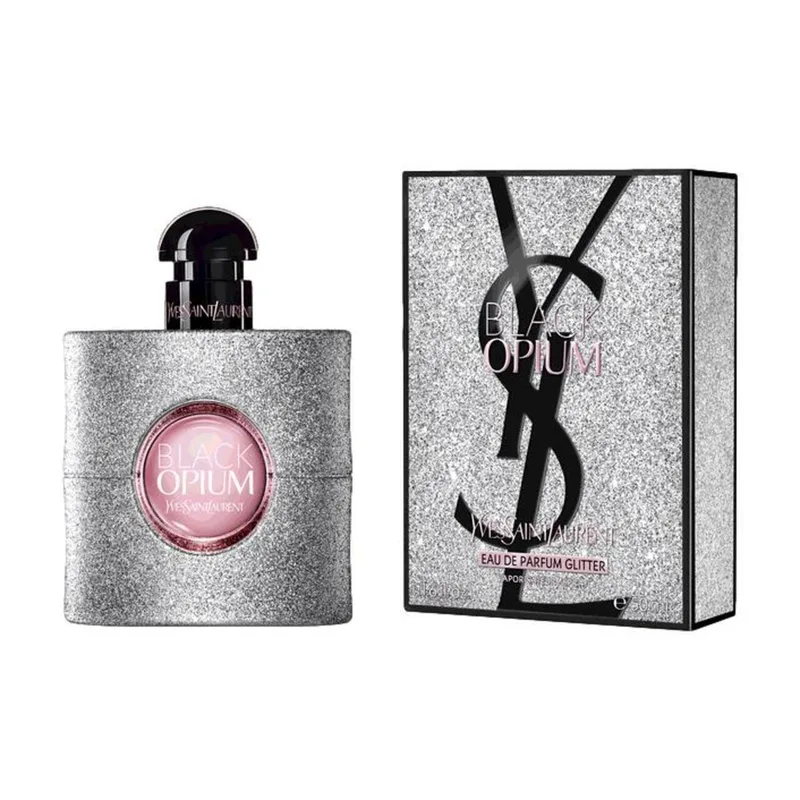 Black Opium Glitter Eau de Parfum Spray (uitlopend) fra Yves Saint Laurent i 50 ml – produktbillede 2 af 2