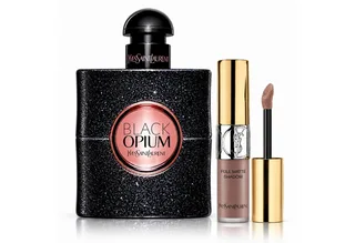 Duft-Set Black Opium EdP 90 ml inkl. Full Matte Shadow, 2-tlg., Couture Beauty-Duo aus Duft & mattem Liquid Eyeshadow fra Yves Saint Laurent – produktbillede 1 af 5