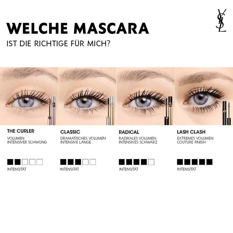 Lash Clash Mascara - Extreme Volume fra Yves Saint Laurent i Sort – produktbillede 2 af 3