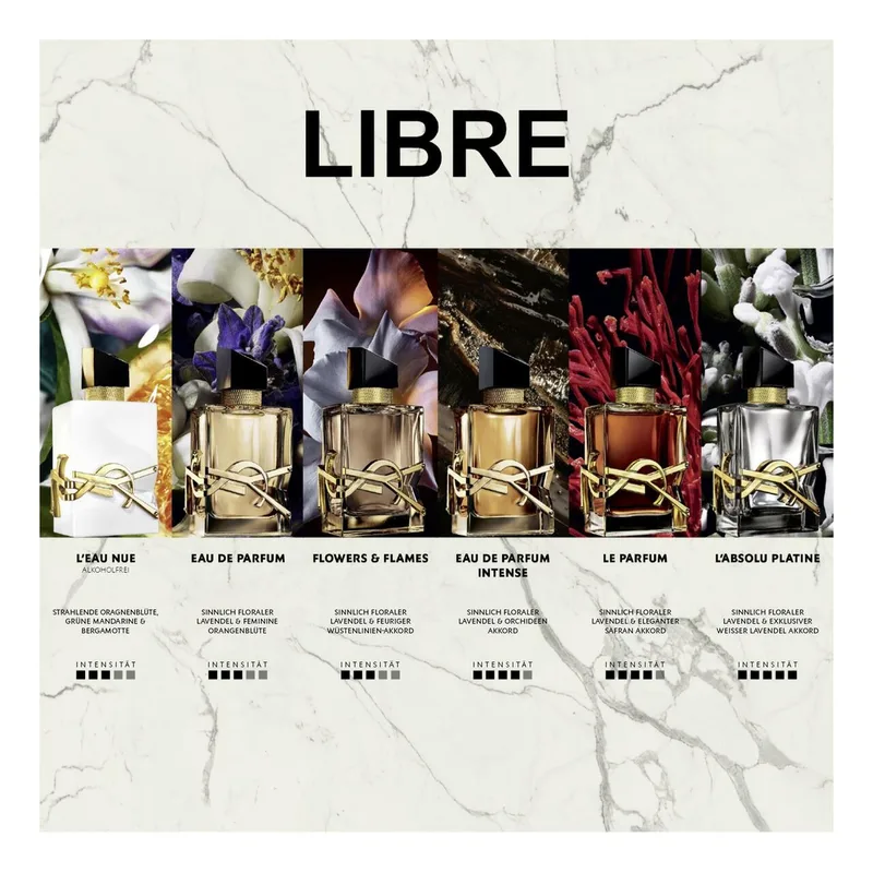 Libre Flowers and Flames Eau de Parfum Spray von Yves Saint Laurent in 50 ml – Produktfoto 2 von 5