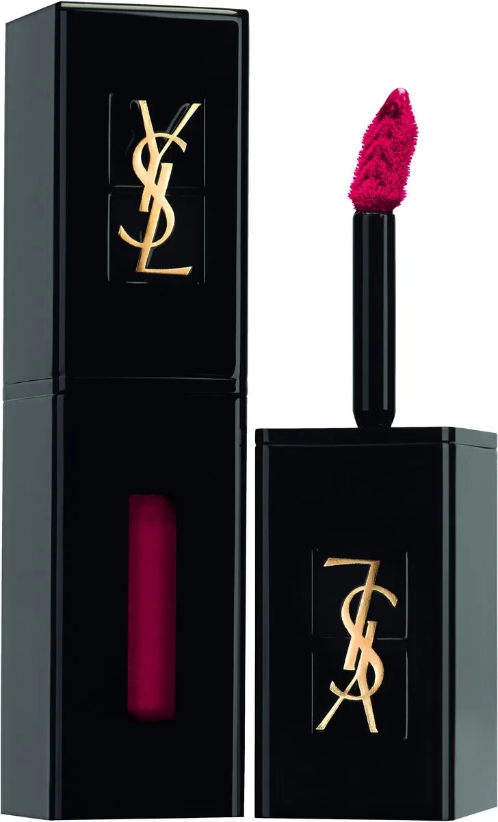 Lipstick Vernis À Lèvres Vinyl Cream (Glossy Lips ) 5.5 ml N°409 Burgundy Vibes (L) fra Yves Saint Laurent i Sort – produktbillede