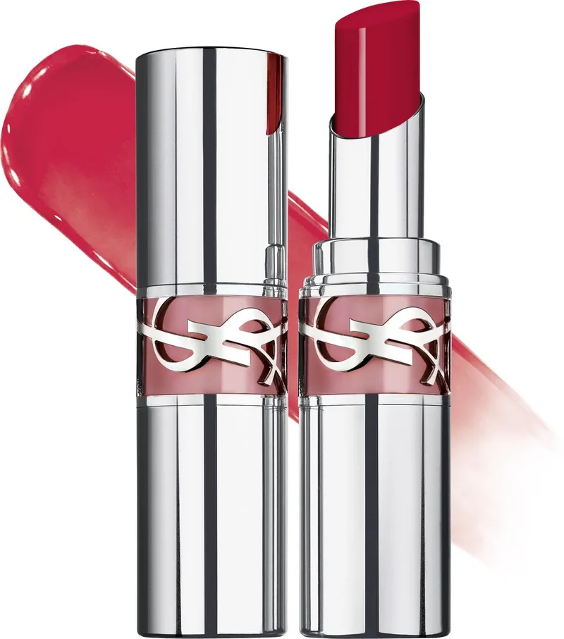 Loveshine High-Shine Caring Lipstick 3.2gr | Ardent Carmine - 211 | - 211 Ardent fra Yves Saint Laurent i 211 ardent carmine – produktbillede