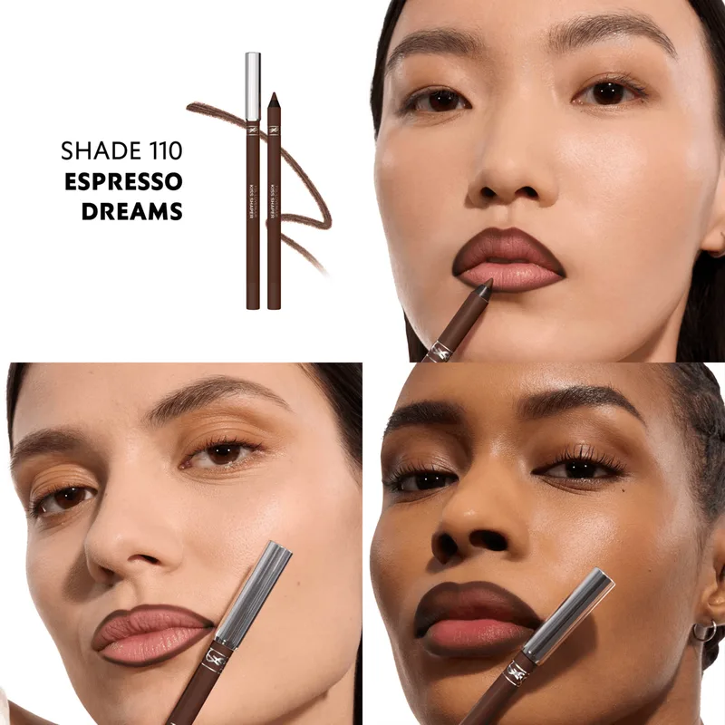 YSL Lovenude Kiss Shaper Lip Liner Lipliner fra Yves Saint Laurent i Brun, 1.2 g – produktbillede 3 af 5