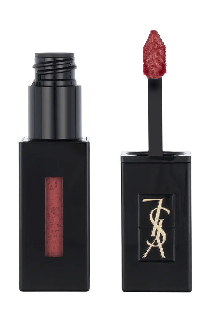 YSL Rouge Pur Couture Vernis A Levres Vinyl Creamy Lip Stain 407 Carmin Session Lippenstift Lipgloss 5.5 ml Dames van Yves Saint Laurent – productfoto