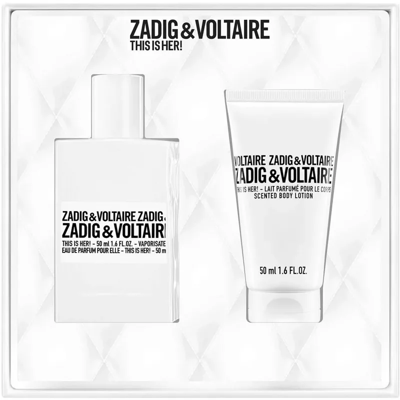 geschenkset eau de parfum 50 ml + bodylotion 50 ml fra Zadig & Voltaire – produktbillede