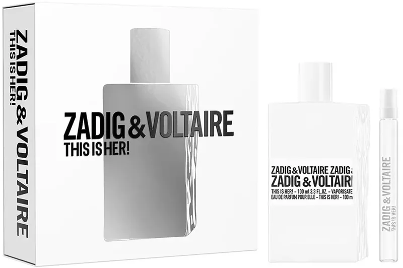 This is Her! Eau de Parfum Geschenkset 100 ml + 10 ml de Zadig & Voltaire – photo du produit