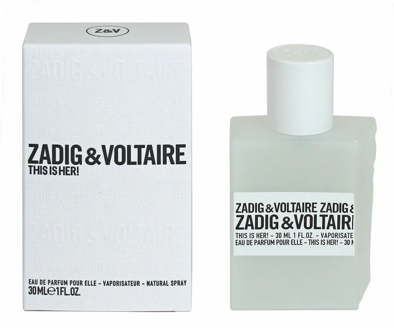 This is Her! parfum - Damesparfum met vanille en sandelhout fra Zadig & Voltaire i 30 ml – produktbillede 2 af 3