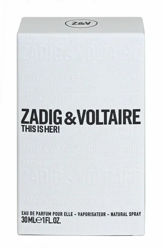 This is Her! parfum - Damesparfum met vanille en sandelhout fra Zadig & Voltaire i 30 ml – produktbillede 3 af 3
