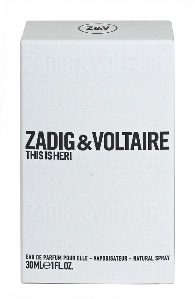 This is Her! parfum - Damesparfum met vanille en sandelhout fra Zadig & Voltaire i 30 ml – produktbillede 3 af 3