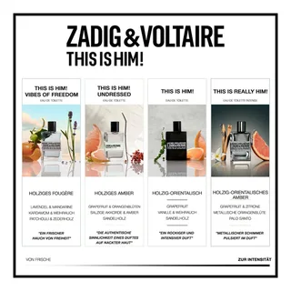 This Is Him! Undressed Eau de Toilette - Herenparfum von Zadig & Voltaire in 100 ml – Produktfoto 3 von 5