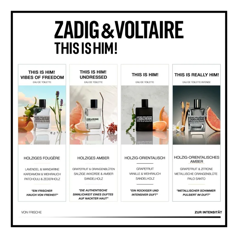 This Is Him! Undressed Eau de Toilette - Herenparfum von Zadig & Voltaire in 100 ml – Produktfoto 3 von 5