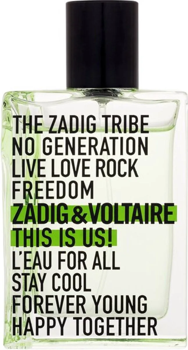 This is Us! L'Eau For All Eau de Toilette - Unisex van Zadig & Voltaire in 50 ml – productfoto